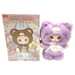 〇〇  nommi 400％ ぬいぐるみ 晩安小熊 おやすみくま 紫 ぬいぐるみ 人形 パープル Aランク