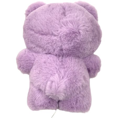   nommi 400％ ぬいぐるみ 晩安小熊 おやすみくま 紫 ぬいぐるみ 人形 パープル