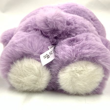   nommi 400％ ぬいぐるみ 晩安小熊 おやすみくま 紫 ぬいぐるみ 人形 パープル