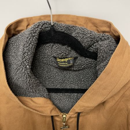  BLUCO メンズ  ジャケット WORK GARMENT フードジャケット SIZE L OL-052-019 ブラウン