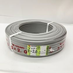 〇〇 YAZAKI ヤザキ  電材 VVFケーブル 3芯 3× 2.0 PbF 100m 未開封品 Nランク