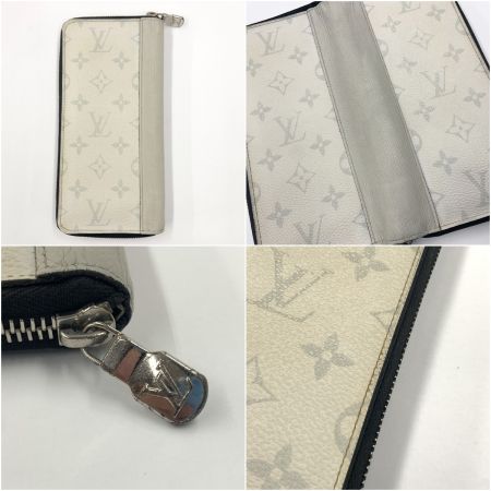  LOUIS VUITTON ルイヴィトン タイガラマ ジッピーウォレット ヴェルティカル ラウンドファスナー 長財布 M30446 グレー