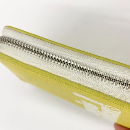  LOUIS VUITTON ルイヴィトン  エブリデイ ジッピーウォレット ヴェルティカル ラウンドファスナー長財布 M80852 イエロー イニシャル入り