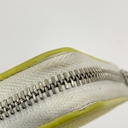  LOUIS VUITTON ルイヴィトン  エブリデイ ジッピーウォレット ヴェルティカル ラウンドファスナー長財布 M80852 イエロー イニシャル入り