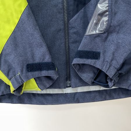  DESCENTE デサント スキーウェア上下セット 150cm DWJMJH92 ネイビー×イエロー