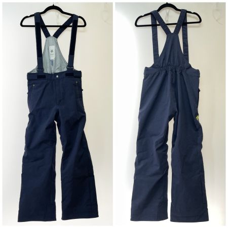  DESCENTE デサント スキーウェア上下セット 150cm DWJMJH92 ネイビー×イエロー