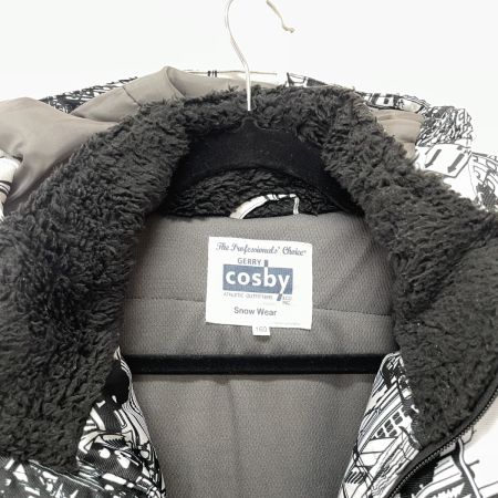  COSBY スキーウェア上下セット 160cm CSB-3244 ブラック×ホワイト