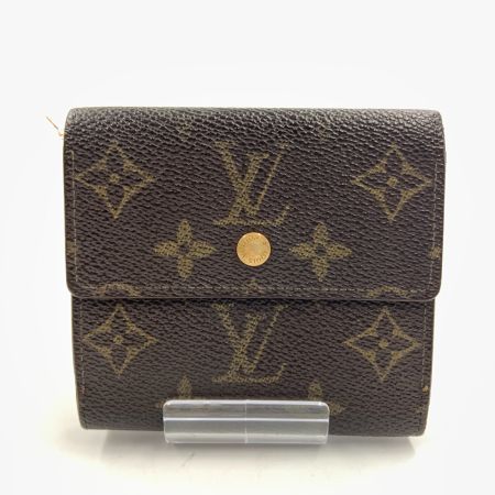  LOUIS VUITTON ルイヴィトン モノグラム ポルトフォイユ エリーズ 三つ折り財布 短財布 M61654 ブラウン 現状渡し ジャンク品