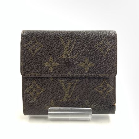  LOUIS VUITTON ルイヴィトン モノグラム ポルトフォイユ エリーズ 三つ折り財布 短財布 M61654 ブラウン 現状渡し ジャンク品