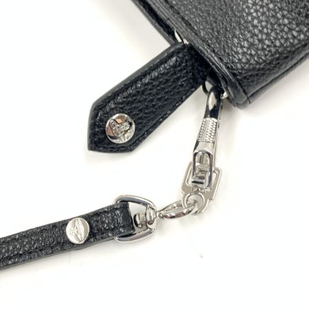  Vivienne Westwood ヴィヴィアン・ウエストウッド スクエア クロスボディ ショルダーバッグ ブラック