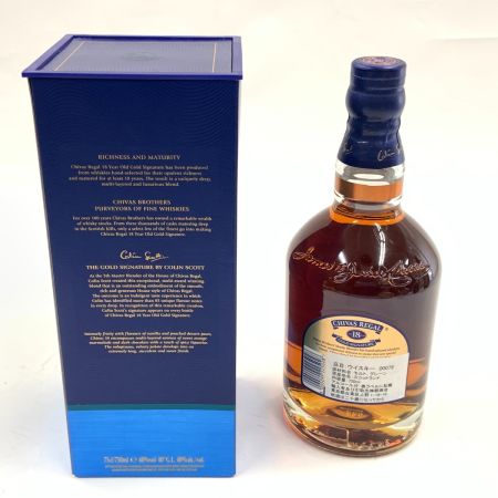  CHIVAS REGAL シーバスリーガル 18年 ブレンデッドスコッチ ウイスキー 750ml 40%　 未開栓