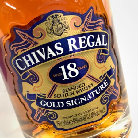  CHIVAS REGAL シーバスリーガル 18年 ブレンデッドスコッチ ウイスキー 750ml 40%　 未開栓
