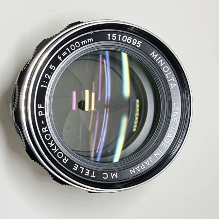  MINOLTA ミノルタ MC TELE ROKKOR-PF 100mm f2.5 レンズ 交換レンズ 100mm f2.5 現状渡し
