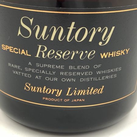 【北海道内限定発送】 reserve サントリーリザーブ SPECIAL RESERVE Limited スペシャルリザーブ ウイスキー 750ml 43% 未開栓