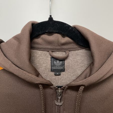  adidas アディダス メンズ  パーカー 万国旗タグ SIZE M 938005 ブラウン×オレンジ