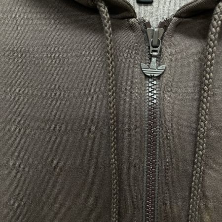  adidas アディダス メンズ  パーカー 万国旗タグ SIZE M 938005 ブラウン×オレンジ