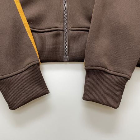  adidas アディダス メンズ  パーカー 万国旗タグ SIZE M 938005 ブラウン×オレンジ