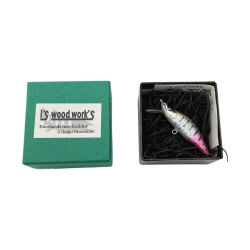 〇〇 I's wood work's 葉月 ハヅキ ルアー ミノー 45S 未使用品 Sランク