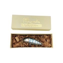 〇〇 鱒moku マスモク フローズン ディープ ブルー ヤマメ ルアー ミノー 豆moku 43S 未使用品 Sランク