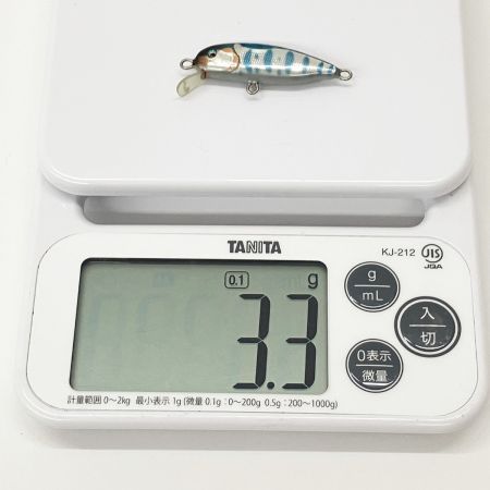  鱒moku マスモク フローズン ディープ ブルー ヤマメ ルアー ミノー 豆moku 43S 未使用品