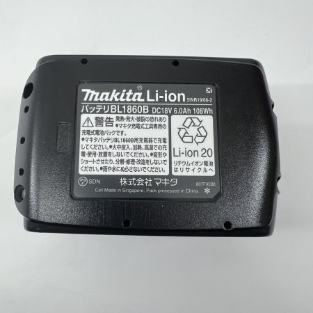 MAKITA マキタ バッテリー 未使用品 18v 6.0Ah BL1860B
