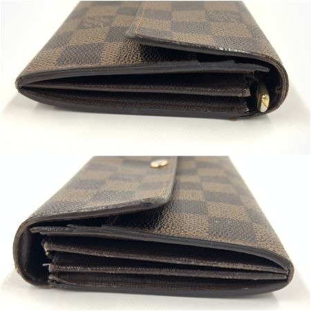  LOUIS VUITTON ルイヴィトン ダミエ ポルトフォイユ サラ 二つ折り長財布  N61734 ブラウン
