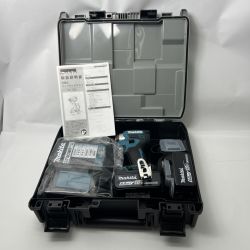 〇〇 MAKITA マキタ インパクトドライバ 18v 充電器・充電池2個・ケース付 TD173DRGX ブルー Sランク