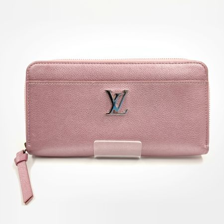  LOUIS VUITTON ルイヴィトン ジッピー ロックミー レディース ラウンドファスナー長財布 M69812 ピンク