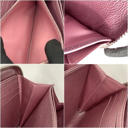  LOUIS VUITTON ルイヴィトン ジッピー ロックミー レディース ラウンドファスナー長財布 M69812 ピンク