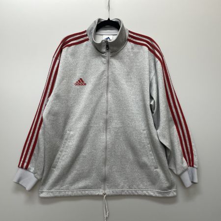  adidas アディダス メンズ 万国旗タグ ジャージ 上下セットアップ サイズO グレー