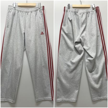  adidas アディダス メンズ 万国旗タグ ジャージ 上下セットアップ サイズO グレー