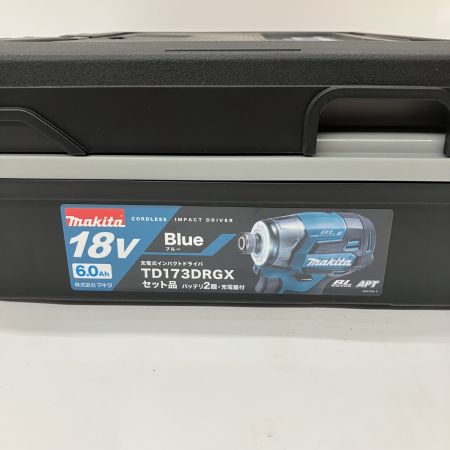  MAKITA マキタ 充電式インパクトドライバ 18v 6.0Ah TD173DRGX