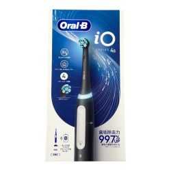 〇〇  Oral-B オーラルB iO4 S マットブラック E 電動 歯ブラシ iOG4.1B6.0 BK ブラック Nランク