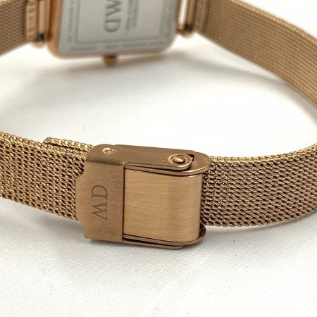  Daniel Wellington ダニエル・ウェリントン QUADRO PRESSED MELROSE PEARL  腕時計 ゴールド x ピンク