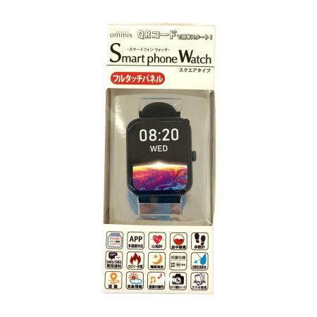   アリアス スマートウォッチ HSシリーズ スクエア Fタイプ  WW22007BK ブラック