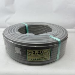 〇〇 弥栄電線  電材 VVFケーブル 3芯 3× 2.0  100m 未開封品 2024年8月 Nランク