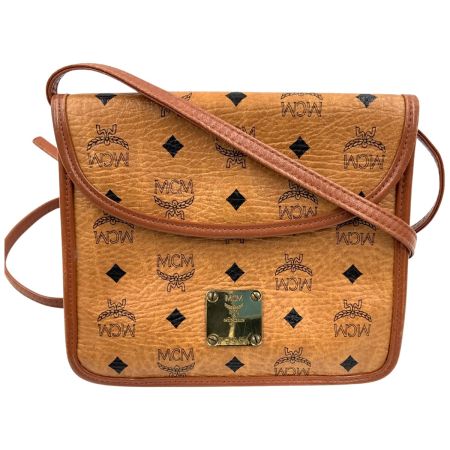  MCM エムシーエム 2way ショルダーバッグ クラッチバッグ  ブラウン