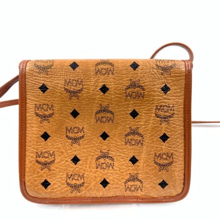 MCM エムシーエム 2way ショルダーバッグ クラッチバッグ  ブラウン