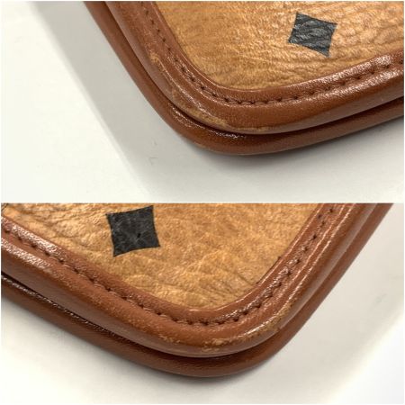  MCM エムシーエム 2way ショルダーバッグ クラッチバッグ  ブラウン