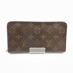 〇〇 LOUIS VUITTON ルイヴィトン モノグラム ポルトモネ ジップ  ラウンドファスナー長財布  M61727 ブラウン Cランク