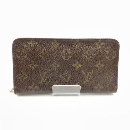  LOUIS VUITTON ルイヴィトン モノグラム ポルトモネ ジップ  ラウンドファスナー長財布  M61727 ブラウン