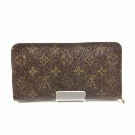  LOUIS VUITTON ルイヴィトン モノグラム ポルトモネ ジップ  ラウンドファスナー長財布  M61727 ブラウン