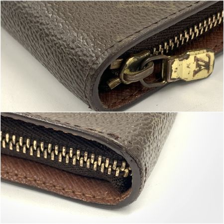  LOUIS VUITTON ルイヴィトン モノグラム ポルトモネ ジップ  ラウンドファスナー長財布  M61727 ブラウン