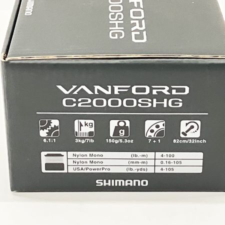  SHIMANO シマノ VANFORD 20 ヴァンフォードC2000SHG 04202 スピニングリール