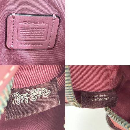  COACH コーチ ショルダーバッグ シグネチャー  F76630 ピンク×ベージュ