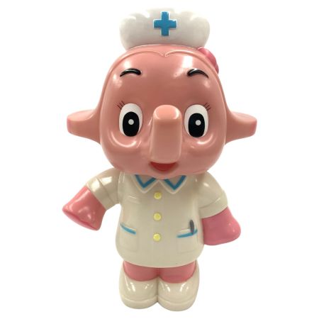  佐藤製薬 サトコちゃん 貯金箱 ナース 昭和レトロ 約32cm ピンク 現状渡し ジャンク品