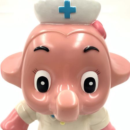  佐藤製薬 サトコちゃん 貯金箱 ナース 昭和レトロ 約32cm ピンク 現状渡し ジャンク品