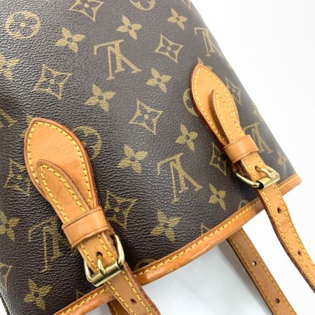  LOUIS VUITTON ルイヴィトン モノグラム バケットPM ショルダーバッグ M42238 ブラウン 現状渡し ジャンク品