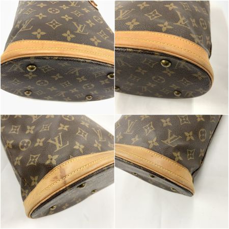  LOUIS VUITTON ルイヴィトン モノグラム バケットPM ショルダーバッグ M42238 ブラウン 現状渡し ジャンク品