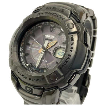  CASIO カシオ Gショック MR-G ソーラークォーツ 腕時計 MRG-3000DJ グレー x ブラック